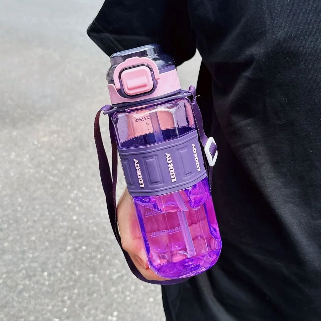 مطرة بالوان زهرية وبنفسجي محكمة الاغلاق