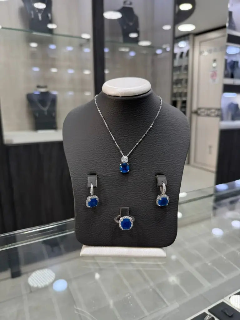 طقم فضة كامل بدون سوارة 1