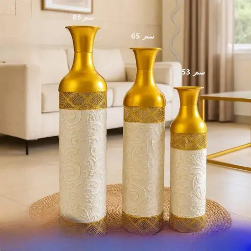 طقم تحف اسطوانية عدد 3