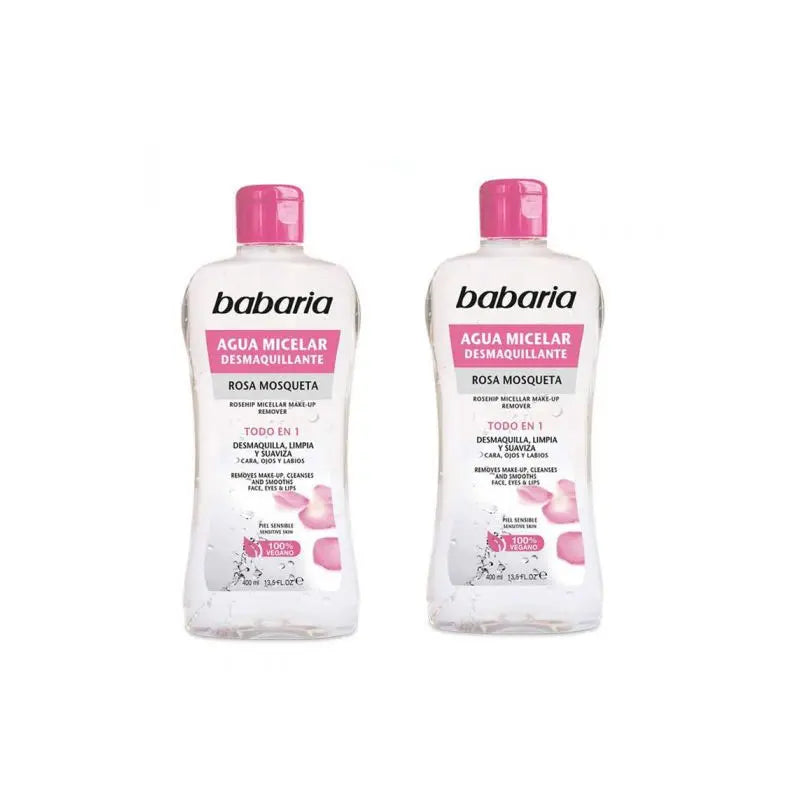 BABARIA MICELLAR WATER SENSITIVE&DRY SKIN 400ML *2 PCS OFFER
