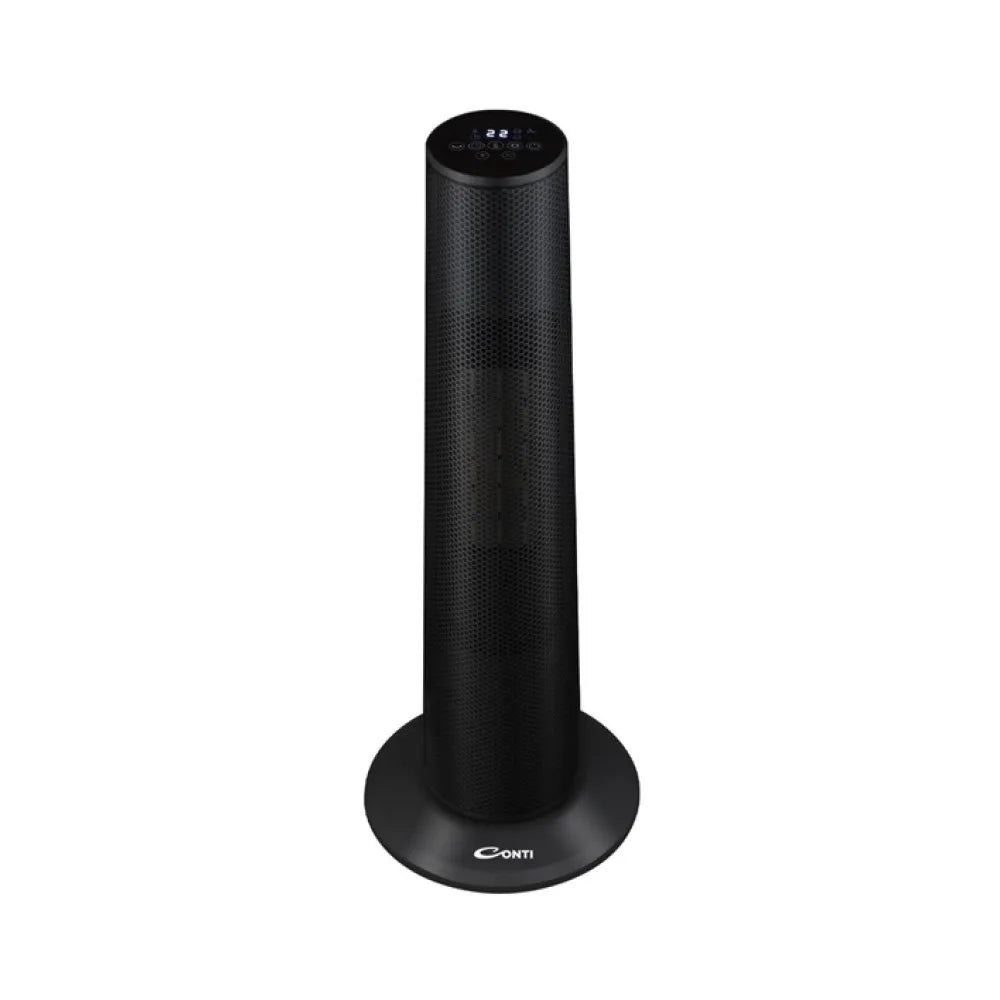 CONTI CERAMIC ELECTRIC HEATER - BLACK COLOR