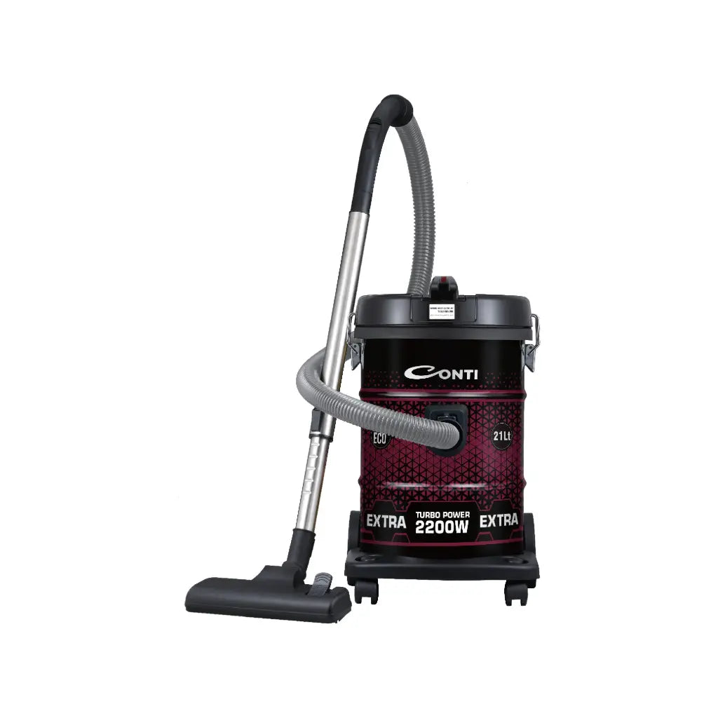 CONTI VACUUM CLEANER - 2200W - METAL DRUM