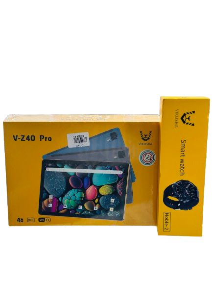 تاب vikusha v-z 40 مع كفر كيبورد لزقة ساعة